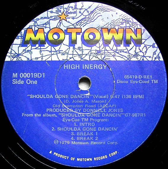 High Inergy - Shoulda Gone Dancin (Vocal / Instrumental)