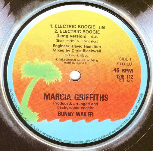 Marcia Griffiths - Electric boogie (Long Version / Short Version / Dub 1 / Dub 2 / Dub 3) 12" Vinyl Record