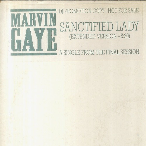Marvin Gaye - Sanctified lady (2 mixes) / Sexual healing (12" Vinyl Promo)