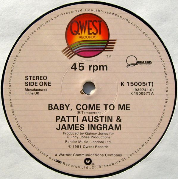 Patti Austin / James Ingram - Baby come to me (Full Length Version) featuring James Ingram / Solero / Do you love me ?