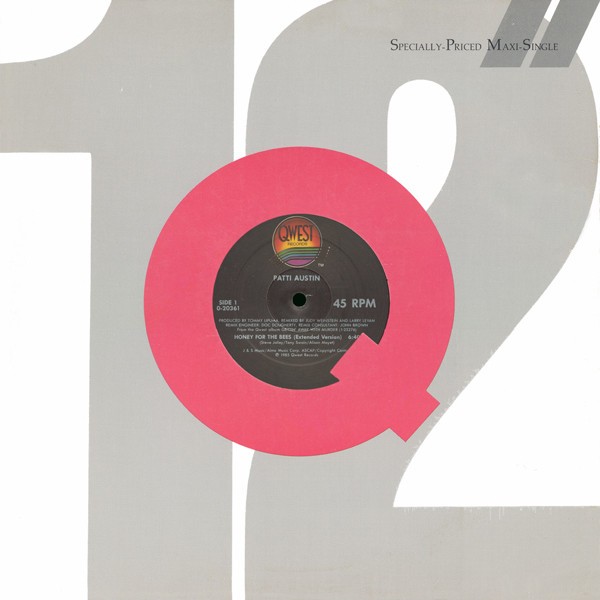 Patti Austin - Honey for the bees (Larry Levan Extended Remix / Larry Levan Instrumental) / Hot in the flames of love (Vinyl)