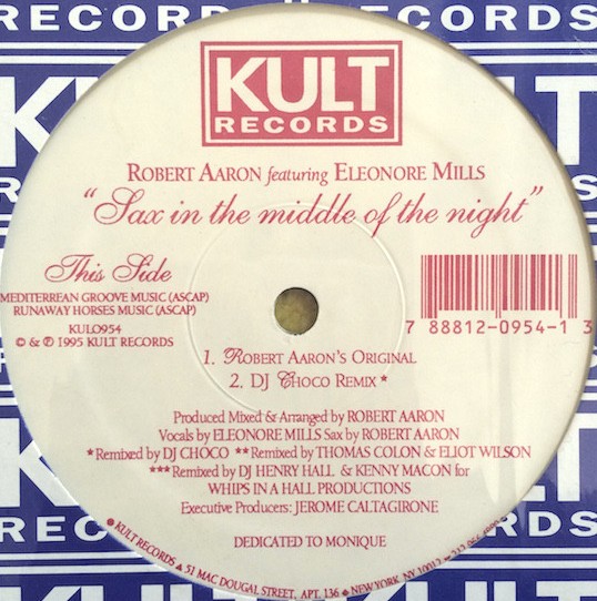 Robert Aaron feat Eleonore Mills - Sax in the middle of the night (Original / DJ Choco remix / Nativeson bass remix / Dub)