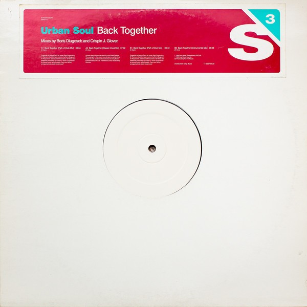 Sandy B - Back together (Boris Dlugosch Club Mix / Dub Mix / Crispin J Glover Vocal / Instrumental Mix) Promo