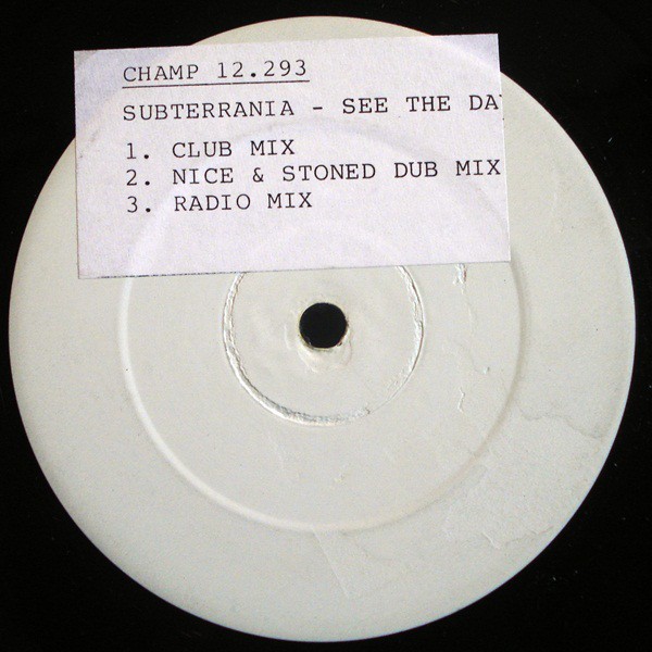 Subterrania feat Ann Consuelo - See the day (Stonebridge Club mix / Nice & Stoned Dub / Radio mix) 12" Vinyl