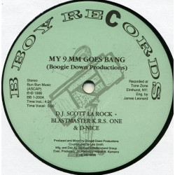 Boogie Down Productions - My 9 mm goes bang (vocal mix / Instrumental) / Criminal minded (vocal mix / Instrumental)