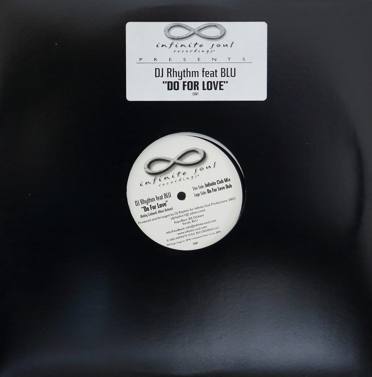 DJ Rhythm featuring Blu - Do for love (Club mix / Dub mix) 12" Vinyl Record