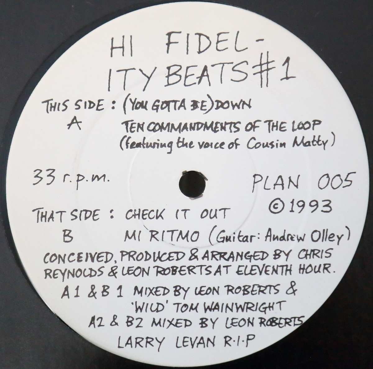 Hi Fidelity beats 1 - Check it out / You gotta be down / Mi Ritmo / Ten Commandments of the loop