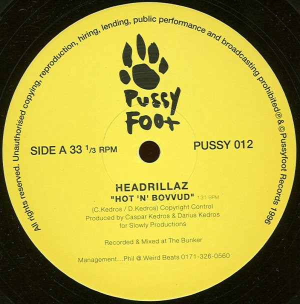 Headrillaz - Hot n bovvud / Weird plant (12" Vinyl)