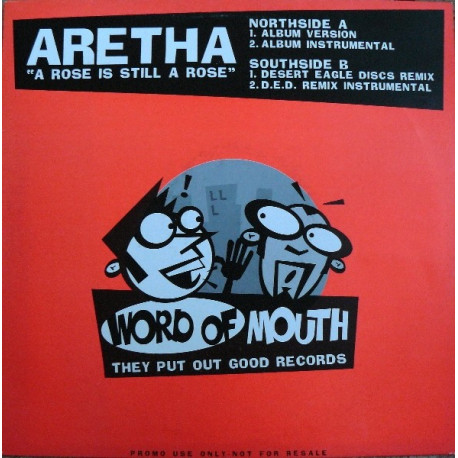 Aretha Franklin - A rose is still a rose (LP Version / LP Instrumental / Remix / Remix Instrumental) Promo