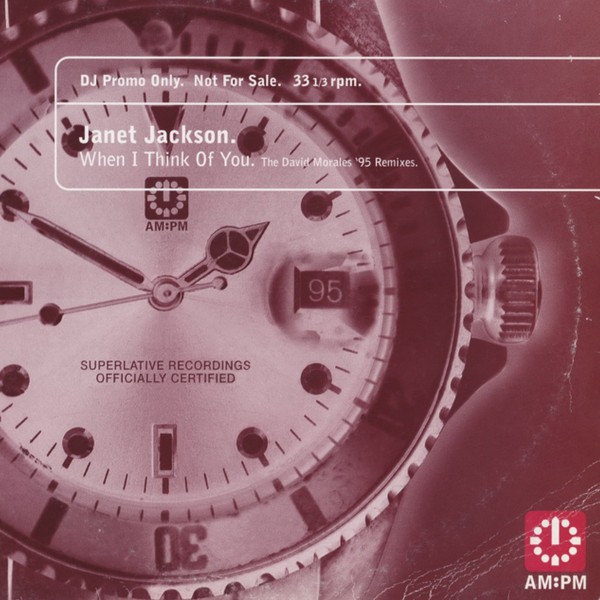 Janet Jackson - When I think of you (6 David Morales remixes) Double promo