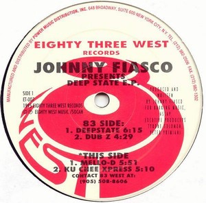 Johnny Fiasco - Deep State EP featuring Deepstate / Dub Z / Mello D / Ku Chee Xpress