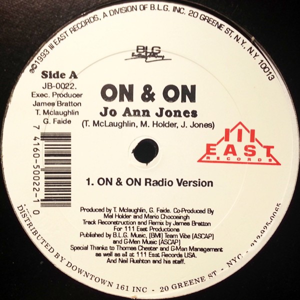 Jo Ann Jones - On & on (Radio Mix / Instrumental / Dub)