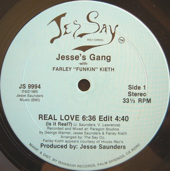 Jesses Gang - Real love (Full Length Version / Edit / Dub)