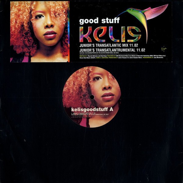 Kelis - Good stuff (Junior Vasquez Mix / JV Instrumental) Blue Vinyl Promo