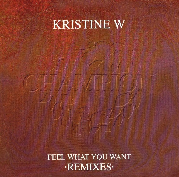 Kristine W - Feel what you want (Junior Vasquez Mix / Our Tribe Dub / Kerri Chandler mix / Development Corp Mix) 12" Vinyl