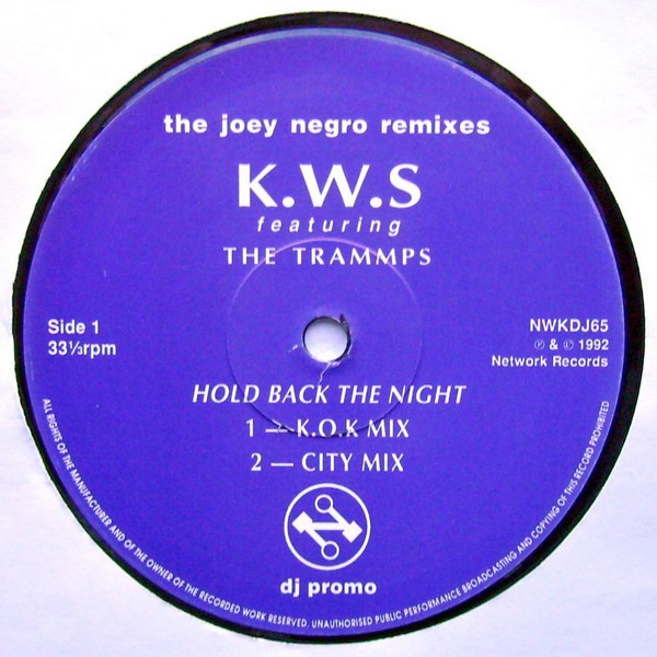 KWS vs Joey Negro - Hold back the night (5 superb Joey Negro dub mixes) 12" Vinyl