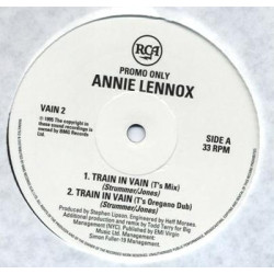 Annie Lennox - No more I love you's (4 Junior Vasquez mixes) / Train in vain (2 Todd Terry mixes / 2 Danny D mixes) Double Promo