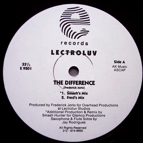 Lectroluv - The difference (5 Mixes) Vinyl 12" Record