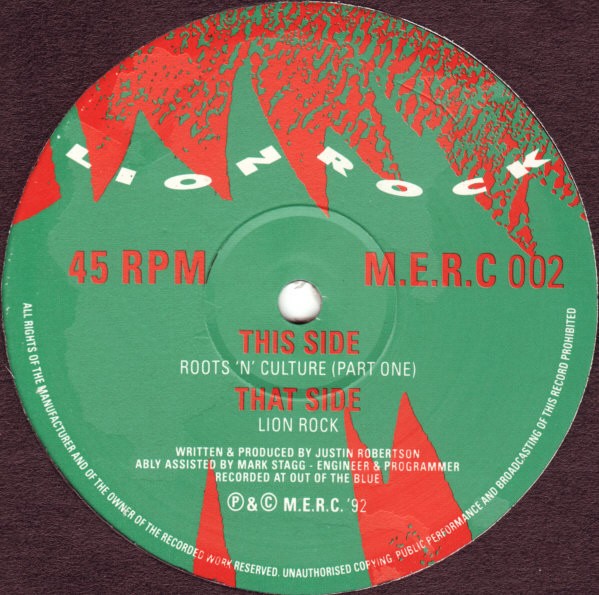 Lionrock - Lion Rock / Roots N culture (Part One) Vinyl 12"
