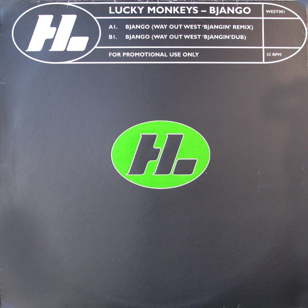 Lucky Monkeys - Bjango (Way Out West Remix / Way Out West Dub) Vinyl Promo