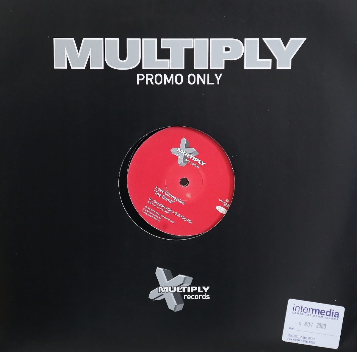 Love Connection - The bomb (Triple X / Chocolate Milk / Phats & Small Remixes) Vinyl Double Promo