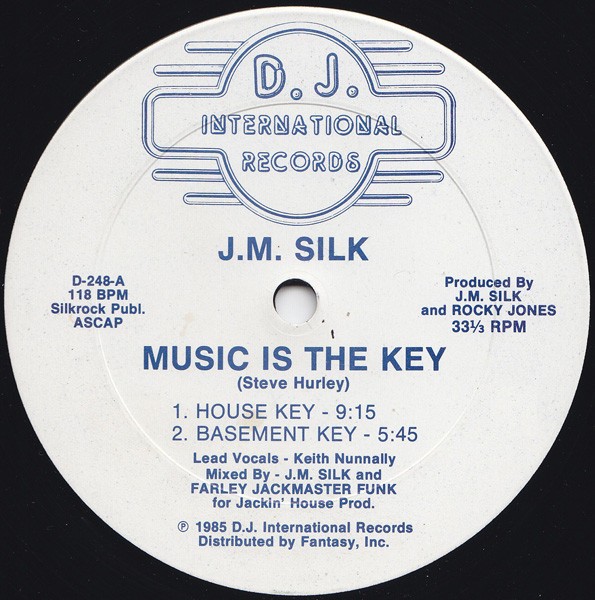 JM Silk - Music is the key (4 Original mixes) 12" Vinyl Record