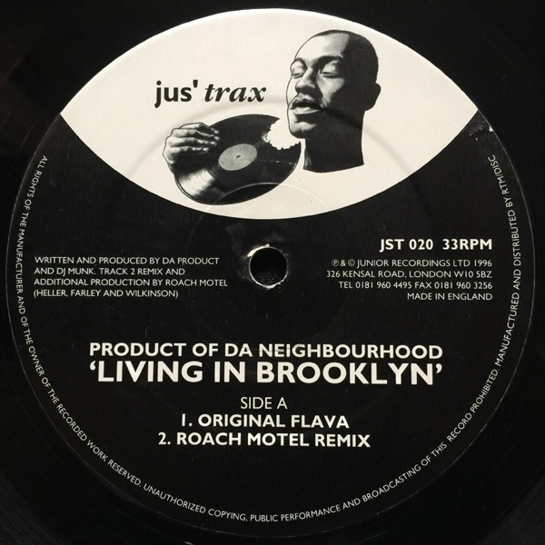 Product Of Da Neighbourhood - Living in Brooklyn (Original / Roach Motel Remix / Beautiful Race Mix / Brooklyn B Beats) Vinyl
