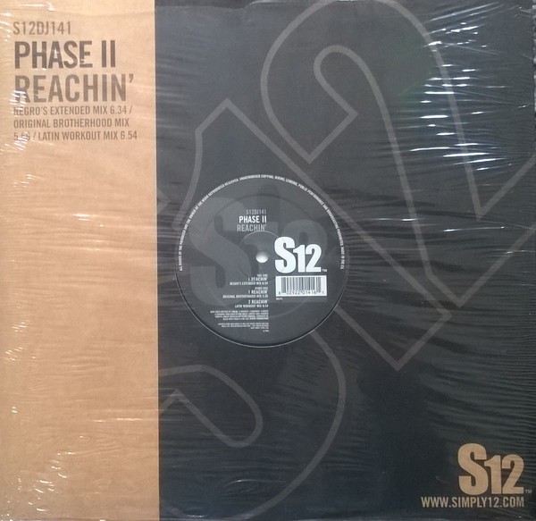 Phase II - Reachin (Joey Negro Extended mix / Blaze Original Brotherhood mix / Blaze Latin Workout mix) Vinyl 12"