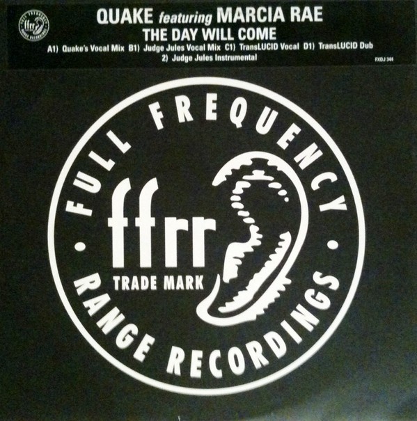 Quake feat Marcia Rae - The day will come (Quake Vocal mix / 2 Lucid Mixes / 2 Judge Jules Mixes) Vinyl Double