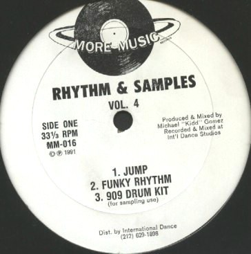 Rhythm & Samples Vol 4 - Jump / Funky rhythm / 909 drum kit (for sampling use) / Good evening / Turn it up / Slammin' loop