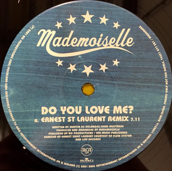 Mademoiselle - Do you still love me (Ernest St Laurent / Hai Phong Remix / Disco dub Remix) Vinyl Promo