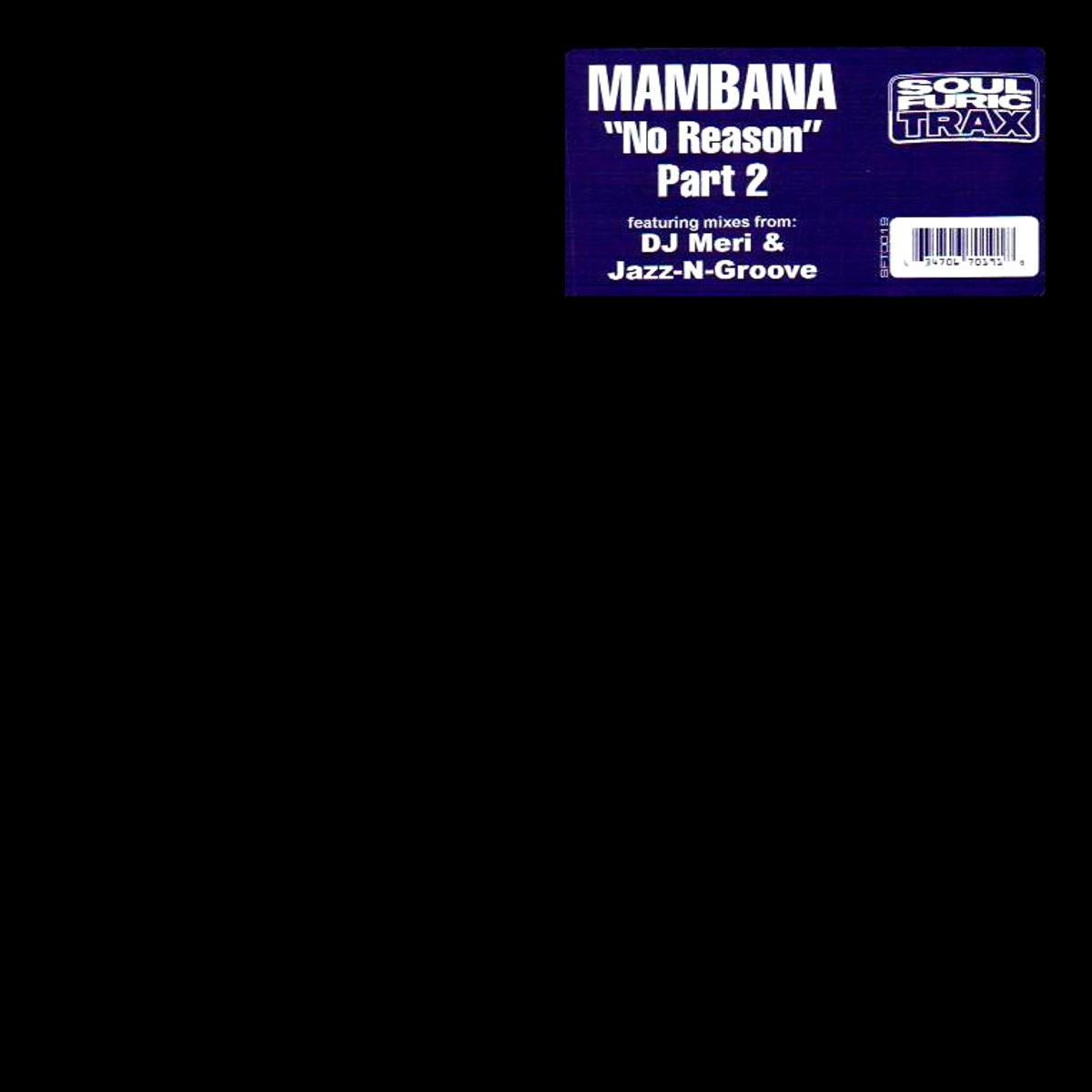 Mambana - No reason Part 2 (DJ Meri Vocal mix / DJ Meri Percappella / Jazz N Groove Soulfuric Dub) Vinyl 12"