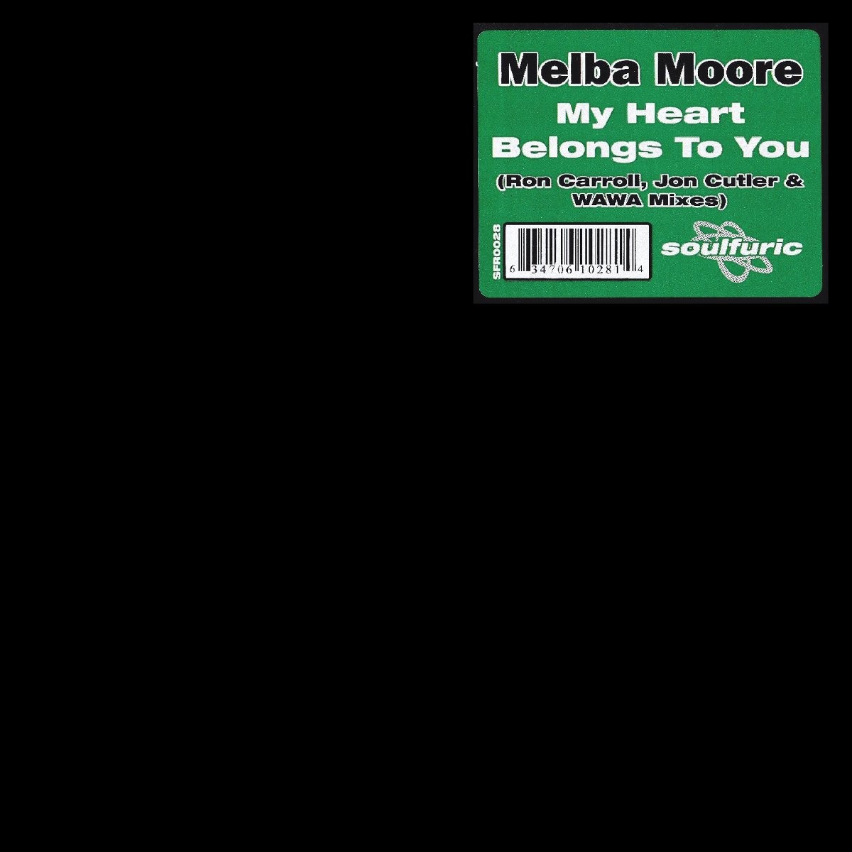 Melba Moore - My heart belongs to you (Ron Carroll / Jon Cutler / Wawa Mixes) Vinyl 12"