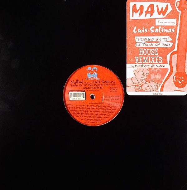 Masters At Work featuring Luis Salinas - Pienso En Ti (IHouse mix / Keyapella / Nuyorican mix / Beats / Acappella) Vinyl 12"