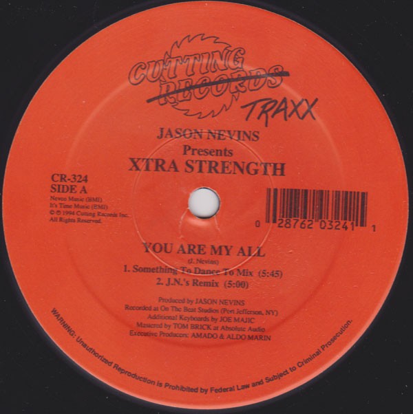 Jason Nevins - You are my all (2 Mixes) / Just a little (2 Mixes) Vinyl 12"
