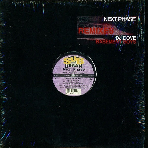 Next Phase featuring Helen Bruner & Terry Jones - Piece of mind (3 Basement Boys Mixes / DJ Dove Remix) Vinyl