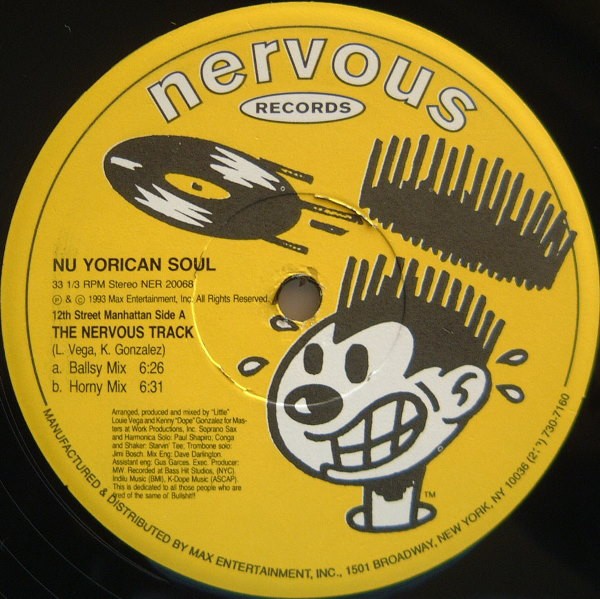 Nuyorican Soul - The nervous track (Ballsy mix / Horny mix / Yellow mix / UN mix)  MAW Vinyl 12"