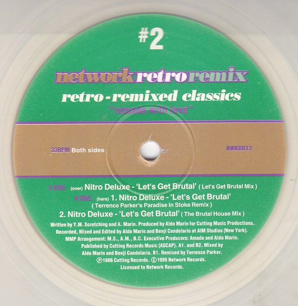 Nitro Deluxe - Lets get brutal (2 Original Mixes / Terrence Parker Remix) Clear Vinyl 12"