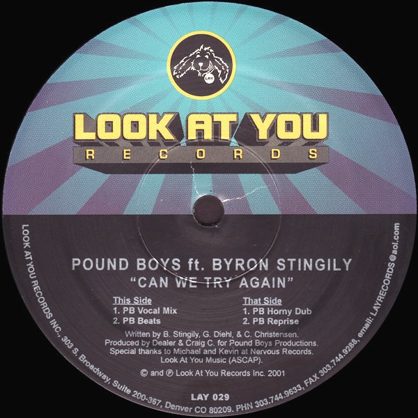 Pound Boys featuring Byron Stingily - Can we try again (Pound Boys Vocal mix / PB Beats / PB Horny Dub / PB Reprise)