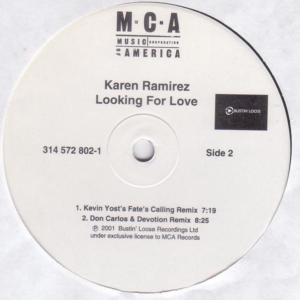 Karen Ramirez - Looking for love (Kevin Yost / Don Carlos / 3 Murk  / Trouser Enthusiast / Peter Rauhofer Mixes) 2 x Vinyl