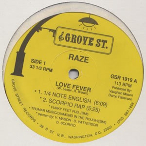 Raze - Love fever (4 mixes) Vinyl 12" Record