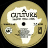Rebel MC - Culture (Dancehall Mix / Roots Mix) / Comin on strong (Ruff Neck Mix) Vinyl