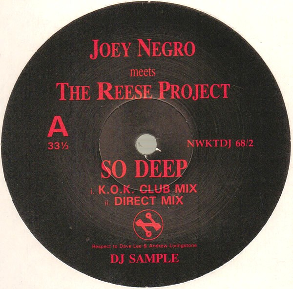 Reese Project - So deep (Joey Negro KOK Club mix / Direct mix / Xrolls Vougon Attack / Fruit mix) Vinyl Promo