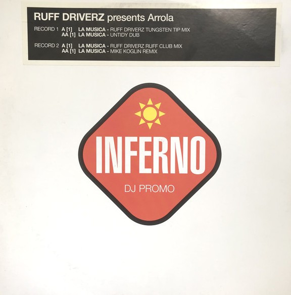 Ruff Driverz - La Musica (2 Ruff Drivers Mixes / Mike Koglin Remix / Untidy Dub) 2 x Vinyl Promo