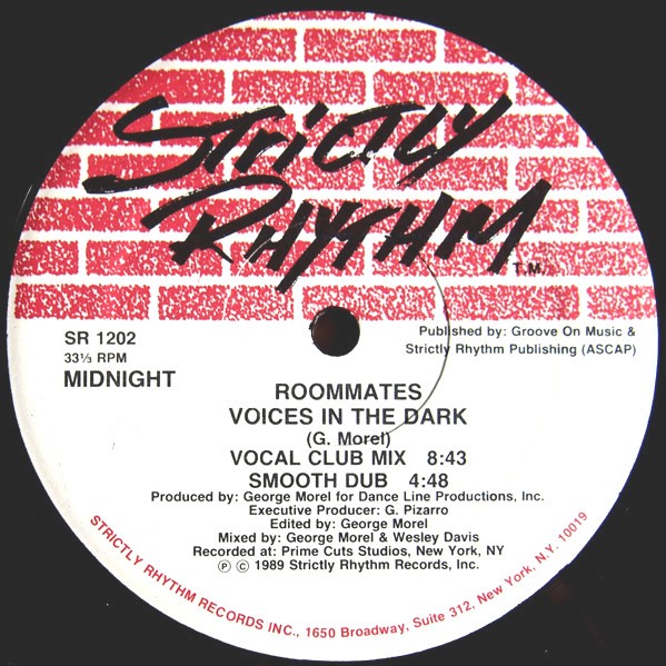 Roommates - Voices in the club (Seductive mix / Instrumental mix / Stripped Down Acappella) Vinyl