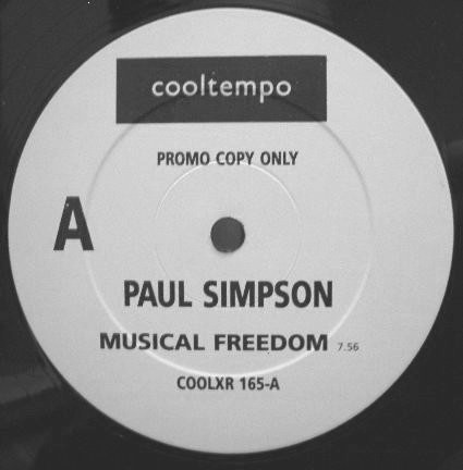 Paul Simpson - Musical freedom (2 Versions) / Jam Up De Music (Vinyl Promo)