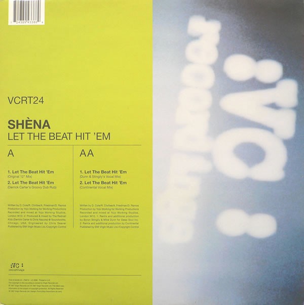 Shena - Let the beat hit em (Original / Derrick Carters dub / Dunn & Stingily vocal mix / Continental vocal mix)