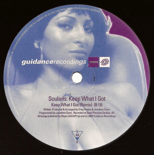 Soularis - Keep what i got (Remix / Original mix) Vinyl 12" Record