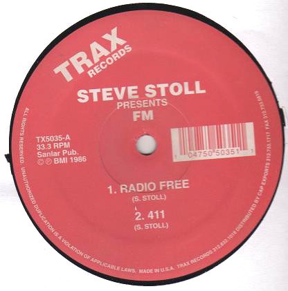 Steve Stoll - Radio free / 411 / Video head / Playback / Sin drums / TR experience / Electric D (8 Track 2 Vinyl)