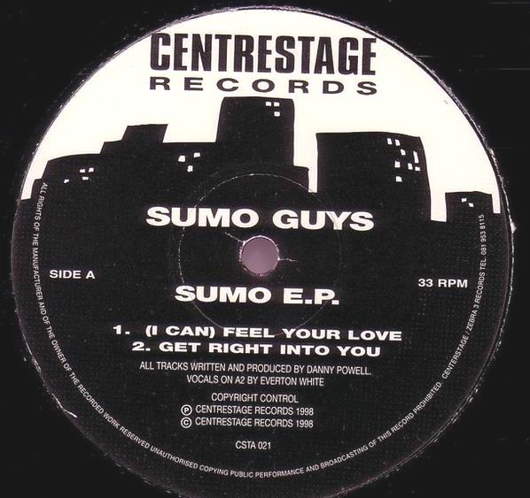 Sumo Guys - Sumo EP featuring I can feel your love / Get right into you / Sumo something / Get right Acappella